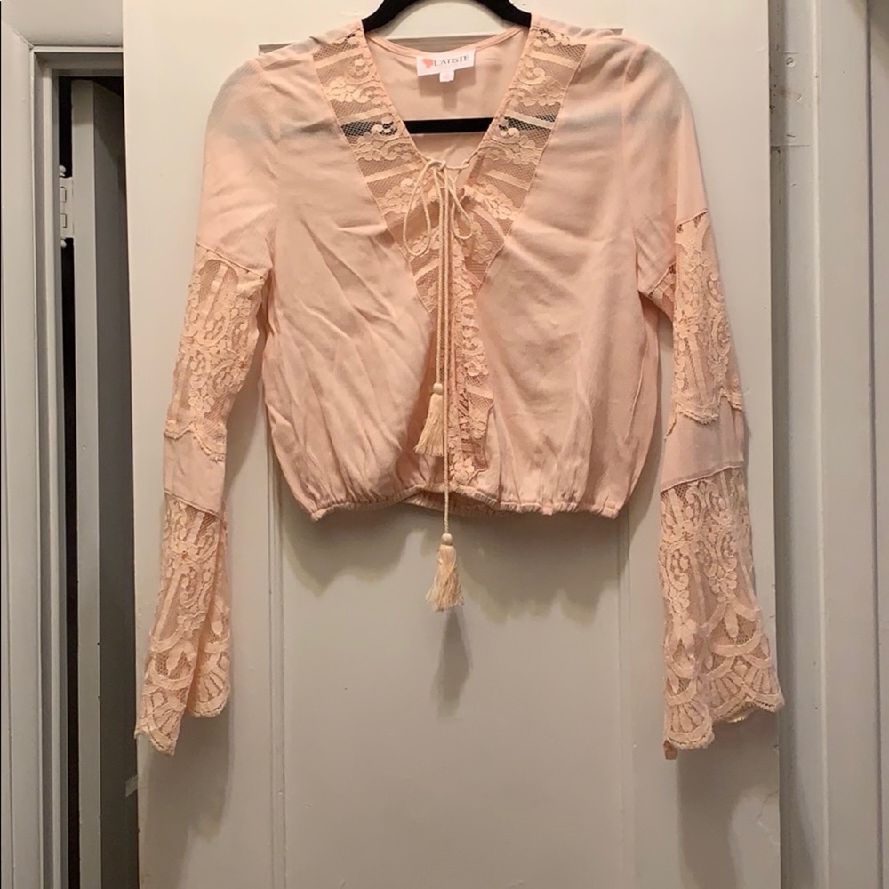 L’ATISTE by Amy blush blouse size S